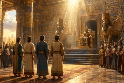 👑 FROM BABYLON TO THE ETERNAL KINGDOM | Chapter 1 – 🌟 Miniseries 3: 📖 Wisdom from Above | 👑 Poem 3 – Before the King